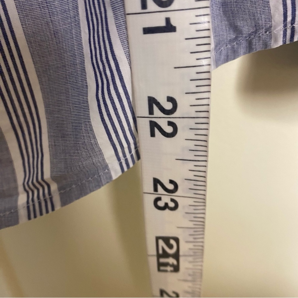 Tommy Hilfiger button down shirt cotton small petite gray - Picture 10 of 10